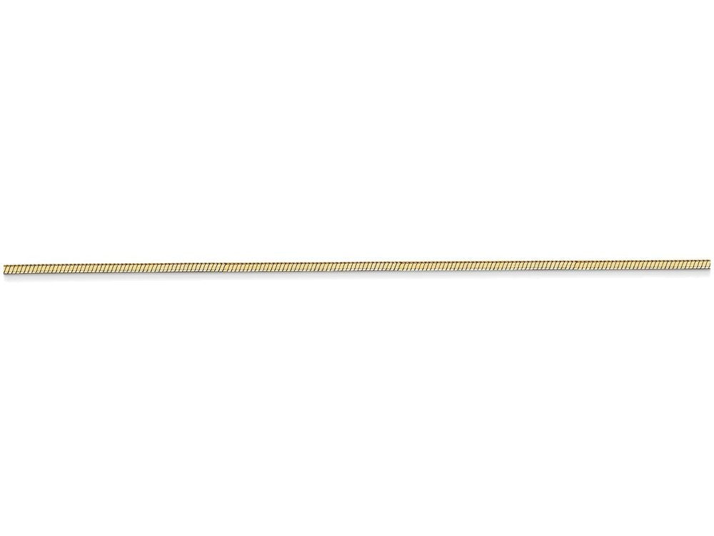 FJC Finejewelers 20 Inch 14k Yellow Gold 1.20mm Octagonal Snake Chain Necklace