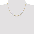 FJC Finejewelers 14 kt Yellow Gold 1.0 mm 18 inch Octagonal Snake Chain