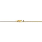 FJC Finejewelers 14 kt Yellow Gold 1.0 mm 18 inch Octagonal Snake Chain