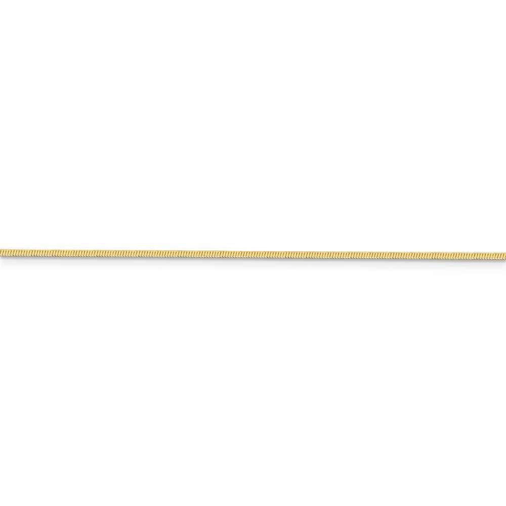 FJC Finejewelers 14 kt Yellow Gold 1.0 mm x 24 inch Octagonal Snake Chain