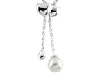 FJC Finejewelers 6mm 2 Drop Freshwater Cultured Pearl Pendant Necklace with Heart Shaped Top
