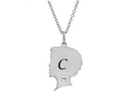 FJC Finejewelers Themed Boy Personalized Initial C Alphabet Pendant Necklace with CZ  18 Inch Adjustable Chain