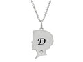 FJC Finejewelers Themed Boy Personalized Initial D Alphabet Pendant Necklace with CZ  18 Inch Adjustable Chain
