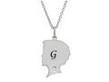 FJC Finejewelers Themed Boy Personalized Initial G Alphabet Pendant Necklace with CZ  18 Inch Adjustable Chain