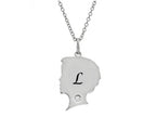 FJC Finejewelers Themed Boy Personalized Initial L Alphabet Pendant Necklace with CZ  18 Inch Adjustable Chain