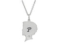 FJC Finejewelers Themed Boy Personalized Initial P Alphabet Pendant Necklace with CZ  18 Inch Adjustable Chain