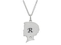 FJC Finejewelers Themed Boy Personalized Initial R Alphabet Pendant Necklace with CZ  18 Inch Adjustable Chain