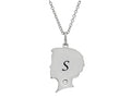 FJC Finejewelers Themed Boy Personalized Initial S Alphabet Pendant Necklace with CZ  18 Inch Adjustable Chain