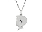 FJC Finejewelers Themed Boy Personalized Initial S Alphabet Pendant Necklace with CZ  18 Inch Adjustable Chain