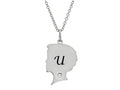 FJC Finejewelers Themed Boy Personalized Initial U Alphabet Pendant Necklace with CZ  18 Inch Adjustable Chain