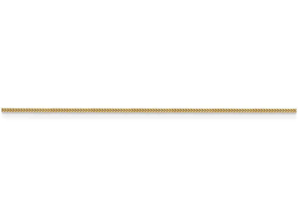 FJC Finejewelers 16 Inch 14k Yellow Gold .9mm Curb Chain Necklace