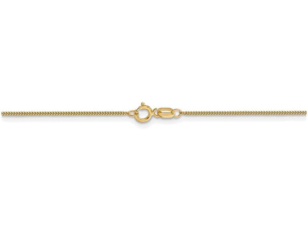 FJC Finejewelers 16 Inch 14k Yellow Gold .9mm Curb Chain Necklace