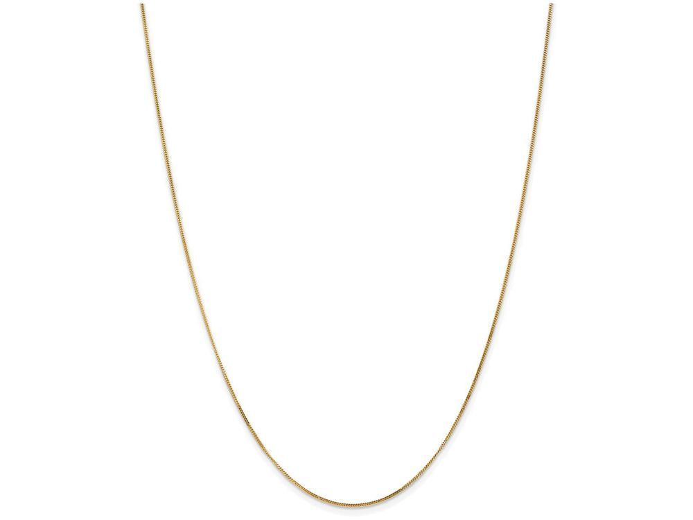 FJC Finejewelers 16 Inch 14k Yellow Gold .9mm Curb Chain Necklace