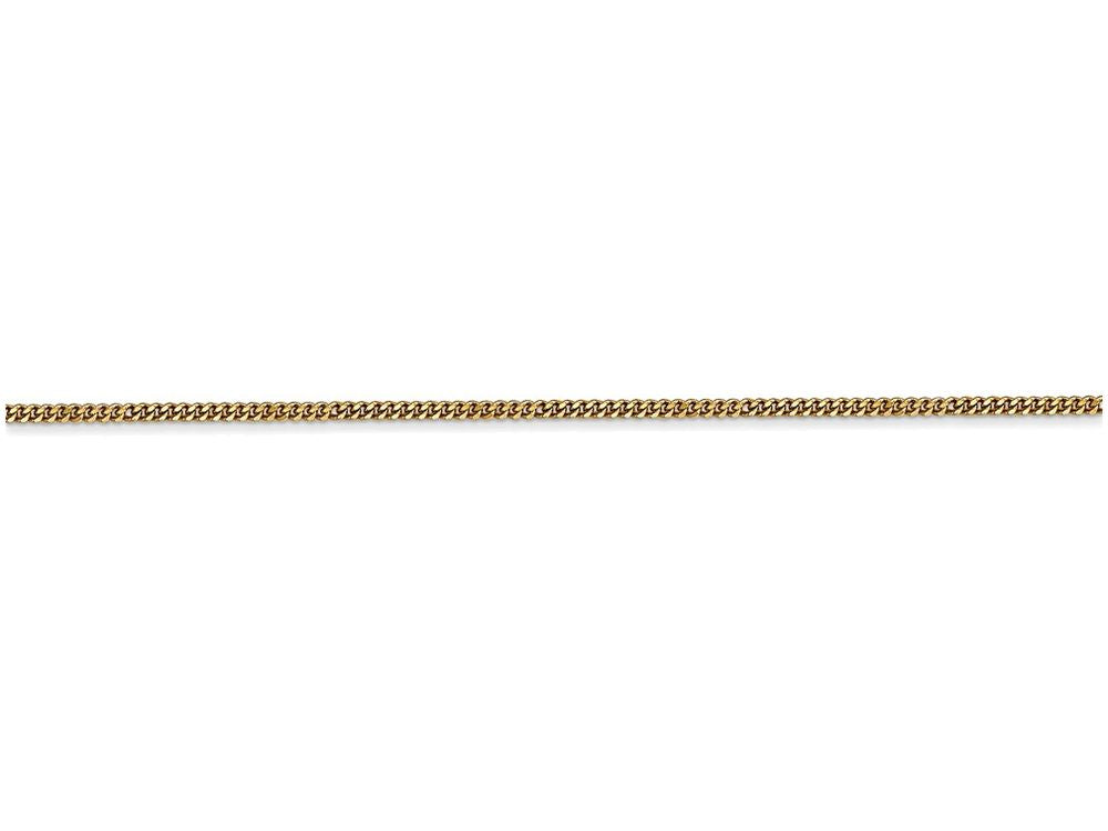 FJC Finejewelers 18 Inch 14k Yellow Gold 1.3mm Curb Chain Necklace