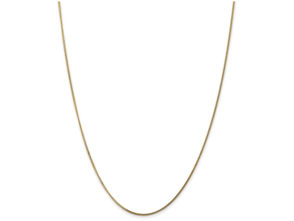 FJC Finejewelers 18 Inch 14k Yellow Gold 1.3mm Curb Chain Necklace