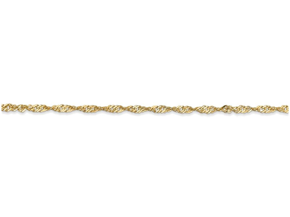 FJC Finejewelers 24 Inch 14k Yellow Gold 1.70mm Singapore Chain Necklace