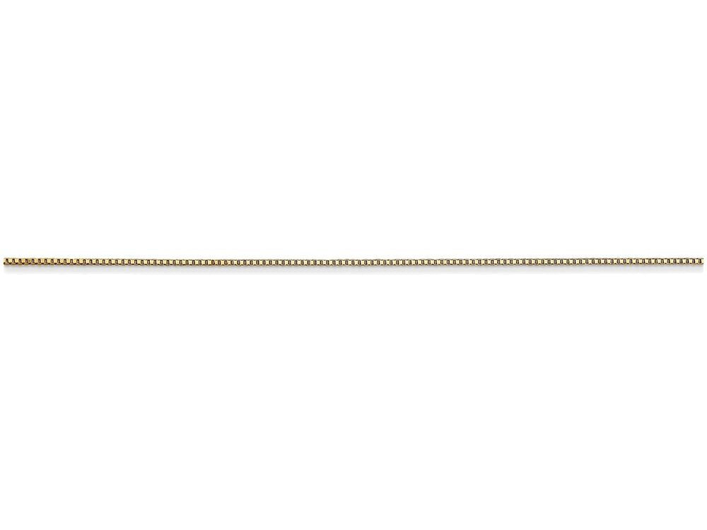 FJC Finejewelers 14 Inch 14k Yellow Gold .5mm Box Chain Necklace