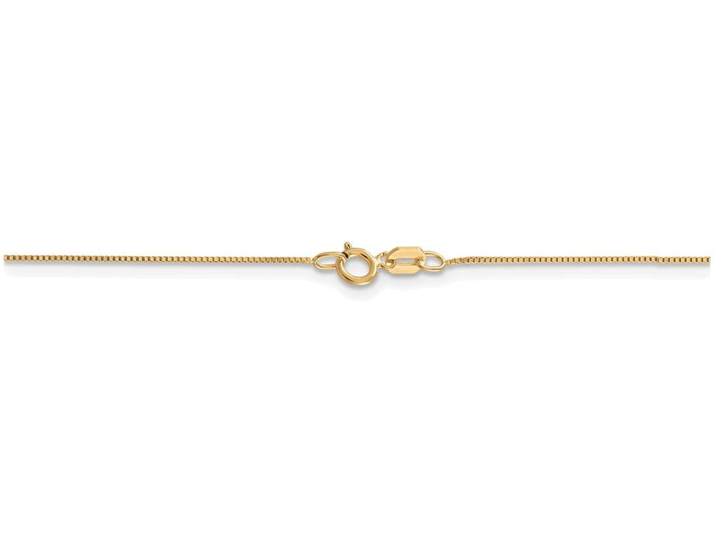 FJC Finejewelers 14 Inch 14k Yellow Gold .5mm Box Chain Necklace