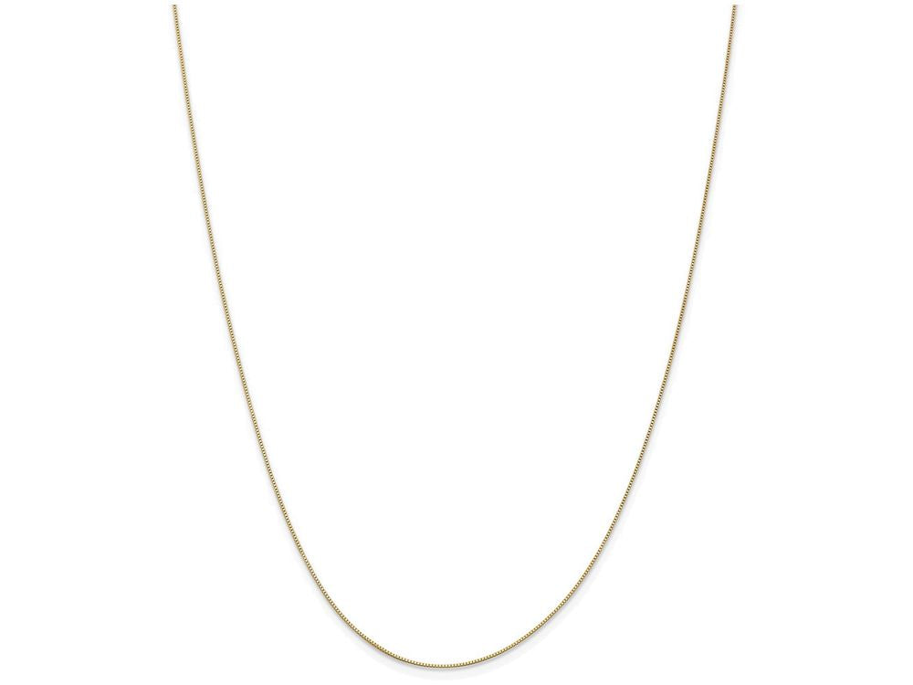 FJC Finejewelers 14 Inch 14k Yellow Gold .5mm Box Chain Necklace