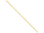 FJC Finejewelers 7 Inch 14k Yellow Gold 2mm Singapore Chain Bracelet