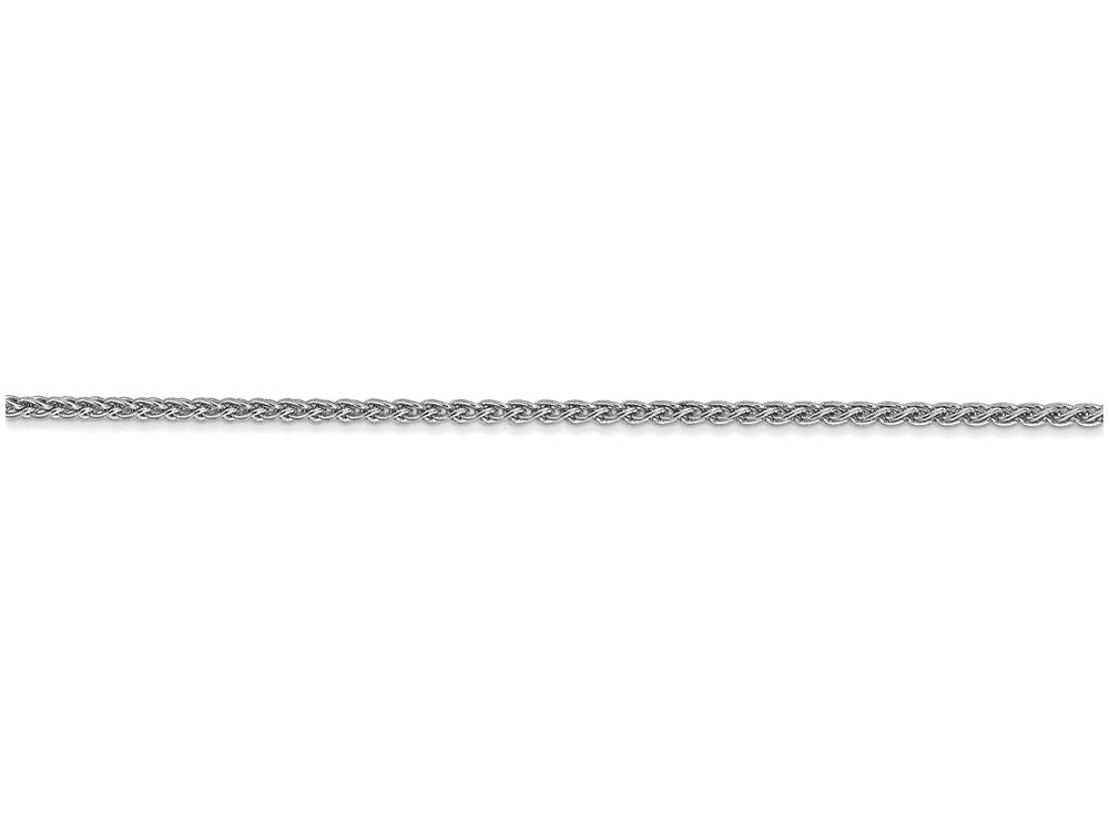 FJC Finejewelers 24 Inch 14k White Gold 1.65mm Solid Polished Spiga Chain Necklace