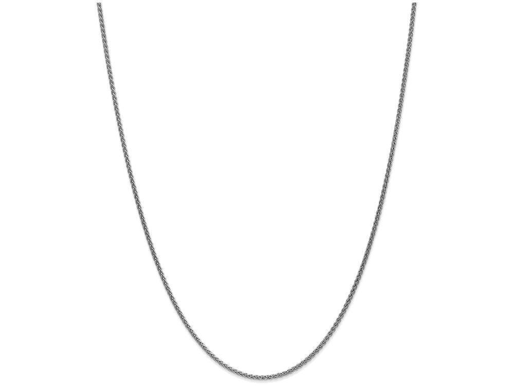 FJC Finejewelers 7 Inch 14k White Gold 1.65mm Solid Polished Spiga Chain Bracelet