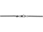 FJC Finejewelers 24 Inch 14k White Gold 2.25mm Solid Polished Spiga Chain Necklace
