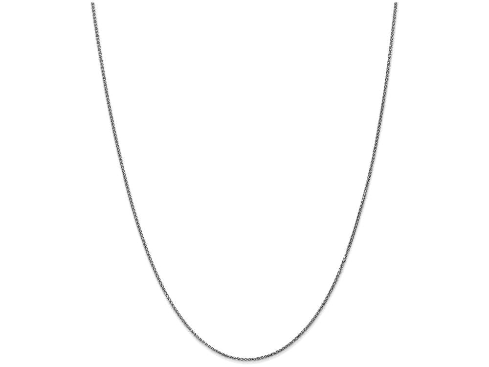 FJC Finejewelers 6 Inch 14k White Gold 1.2mm Solid bright-cut Spiga Chain Bracelet