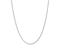 FJC Finejewelers 6 Inch 14k White Gold 1.2mm Solid bright-cut Spiga Chain Bracelet