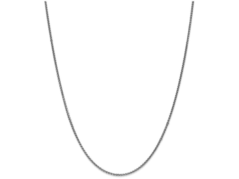 FJC Finejewelers 20 Inch 14k White Gold 1.4mm Solid bright-cut Spiga Chain Necklace