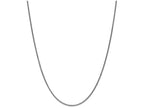 FJC Finejewelers 20 Inch 14k White Gold 1.4mm Solid bright-cut Spiga Chain Necklace