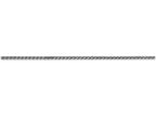 FJC Finejewelers 24 Inch 14k White Gold 1.4mm Solid bright-cut Spiga Chain Necklace