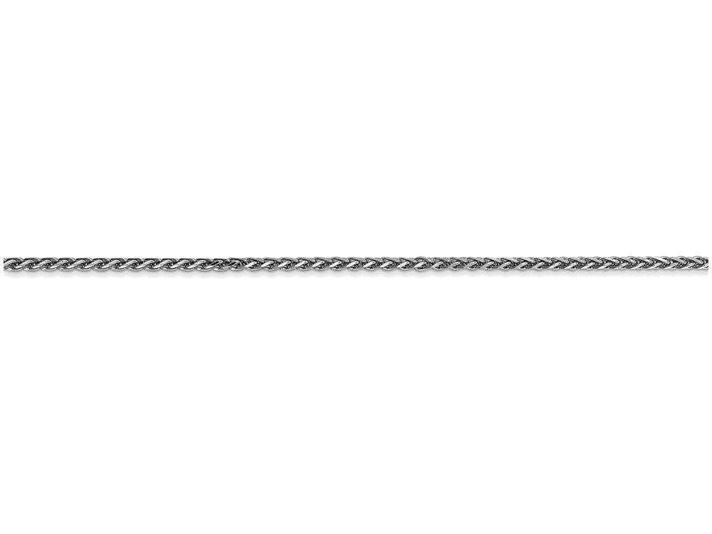 FJC Finejewelers 30 Inch 14k White Gold 1.4mm Solid bright-cut Spiga Chain Necklace