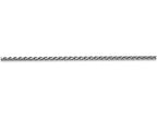 FJC Finejewelers 18 Inch 14k White Gold 1.8mm Solid bright-cut Spiga Chain Necklace