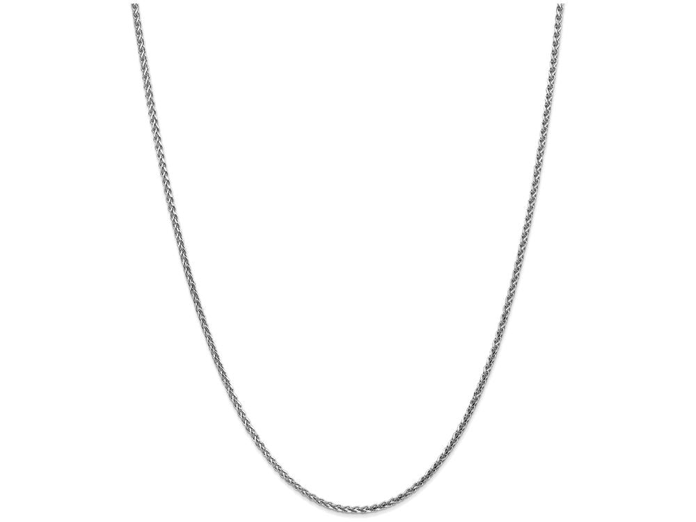 FJC Finejewelers 7 Inch 14k White Gold 1.8mm Solid bright-cut Spiga Chain Bracelet
