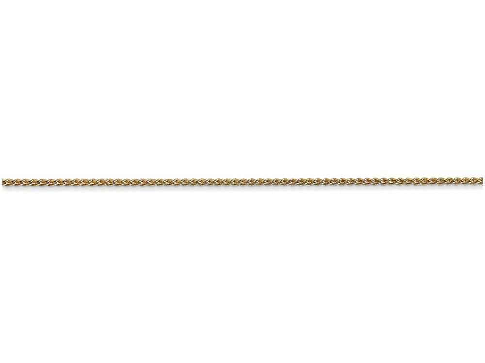 FJC Finejewelers 7 Inch 14k Yellow Gold 1mm Solid bright-cut Spiga Chain Bracelet