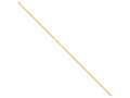 FJC Finejewelers 18 Inch 14k Yellow Gold 1.8mm Solid bright-cut Spiga Chain Necklace