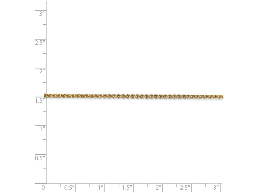FJC Finejewelers 20 Inch 14k Yellow Gold 1.65mm Solid Polished Spiga Chain Necklace