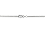 FJC Finejewelers 14 Inch 14k White Gold 1.5mm Solid Polished Cable Chain Necklace