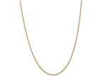 FJC Finejewelers 24 Inch 14k Yellow Gold 2mm Solid Polished Cable Chain Necklace