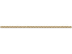 FJC Finejewelers 9 Inch 14k Yellow Gold 2mm Solid Polished Cable Chain Ankle Bracelet (Smaller Ankles)