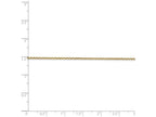 FJC Finejewelers 14 Inch 14k Yellow Gold 1.3mm Solid bright-cut Cable Chain Necklace