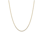 FJC Finejewelers 18 Inch 14k Yellow Gold 1.3mm Solid bright-cut Cable Chain Necklace