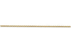 FJC Finejewelers 9 Inch 14k Yellow Gold 1.3mm Solid bright-cut Cable Chain Ankle Bracelet (Smaller Ankles)
