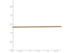 FJC Finejewelers 20 Inch 14k Yellow Gold 1.65mm Solid bright-cut Cable Chain Necklace