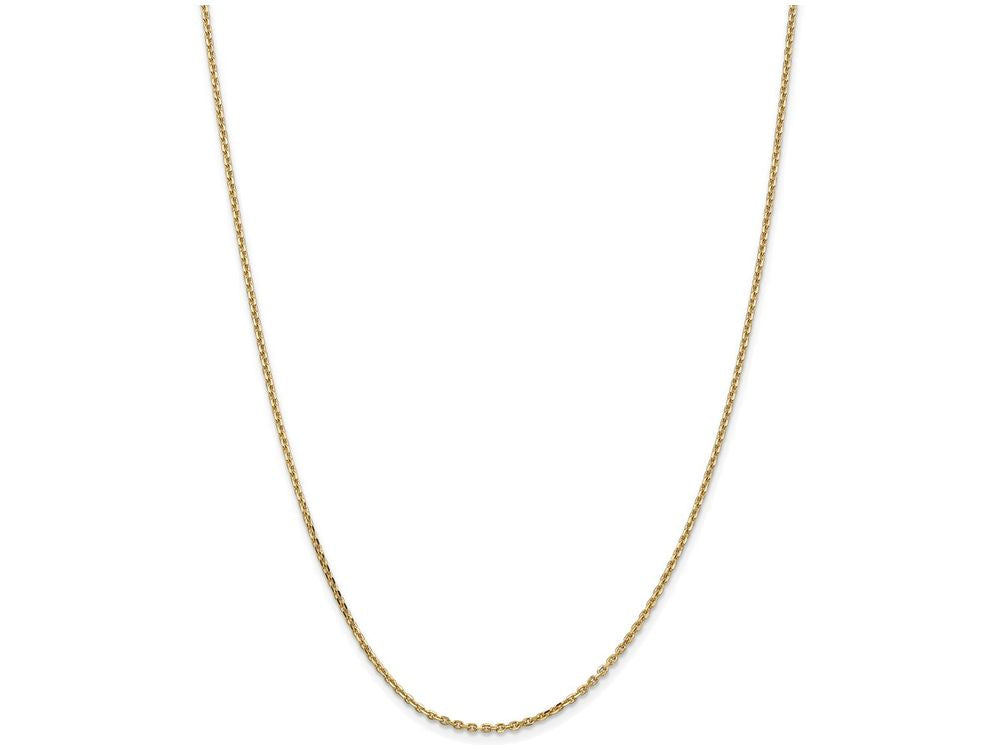 FJC Finejewelers 20 Inch 14k Yellow Gold 1.65mm Solid bright-cut Cable Chain Necklace