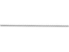 FJC Finejewelers 30 Inch 14k White Gold 1.3mm Solid bright-cut Cable Chain Necklace