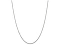 FJC Finejewelers 30 Inch 14k White Gold 1.3mm Solid bright-cut Cable Chain Necklace