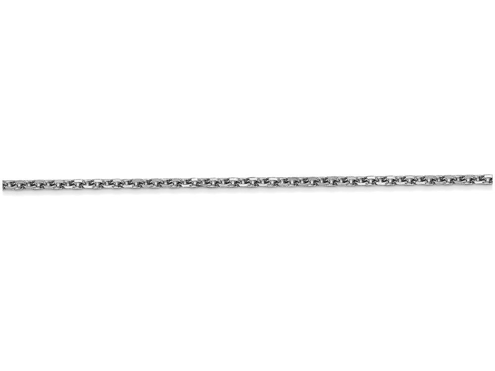 FJC Finejewelers 10 Inch 14k White Gold 1.65mm Solid bright-cut Cable Chain Ankle Bracelet