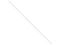 FJC Finejewelers 18 Inch 14k White Gold 0.65mm bright-cut Spiga Chain Necklace